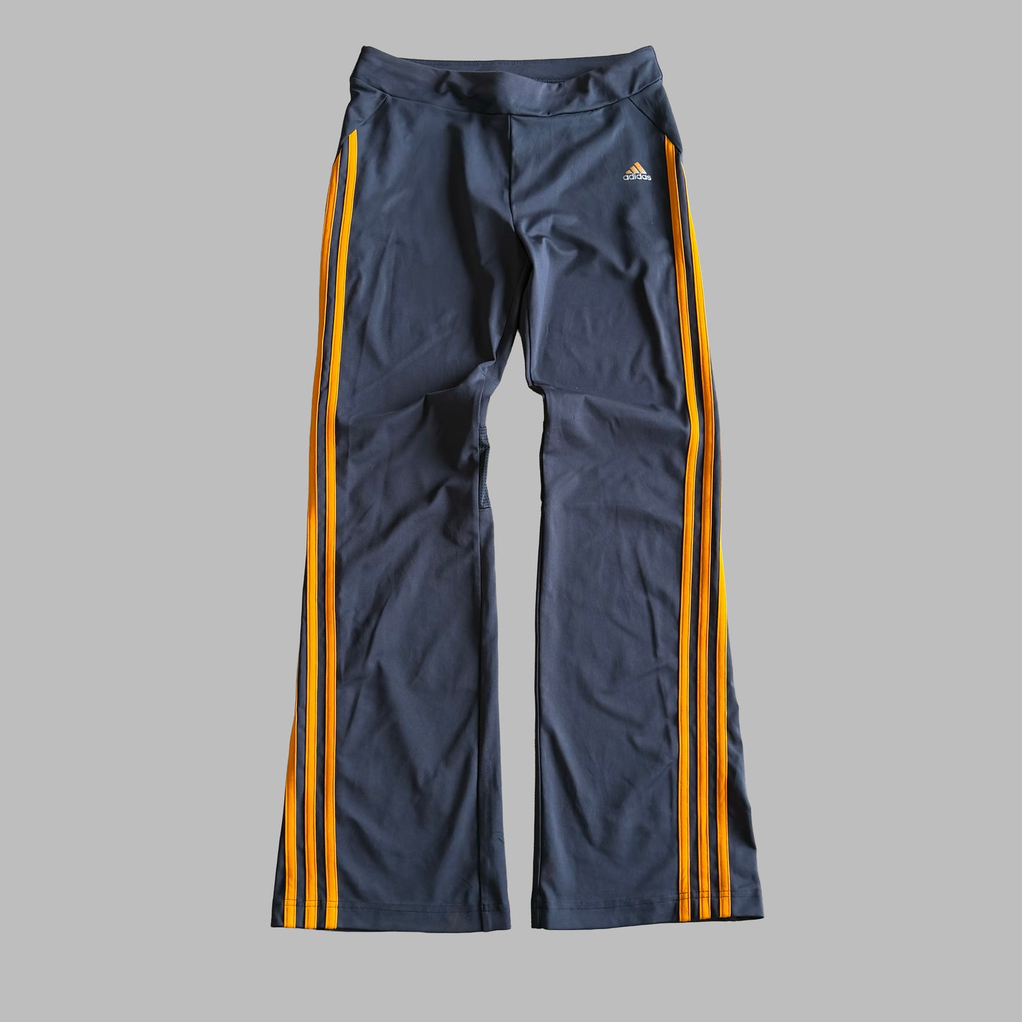 Y2K Adidas Three Stripe Activewear Pants - M