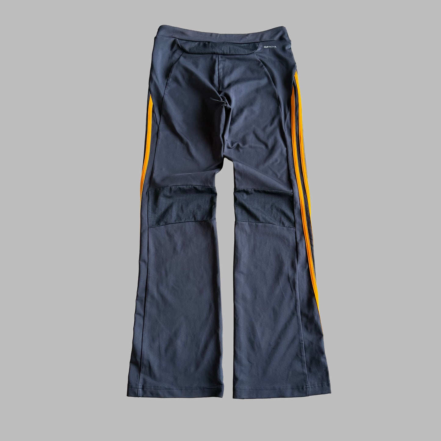 Y2K Adidas Three Stripe Activewear Pants - M