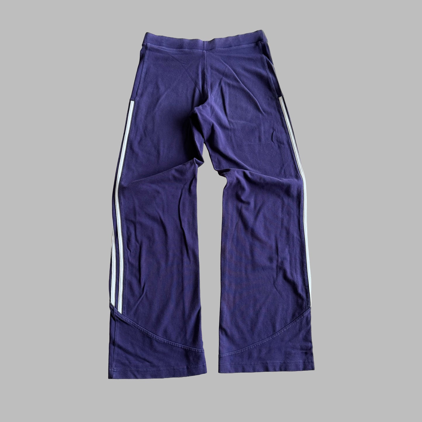 Y2K Adidas Three Stripe Activewear Pants - S