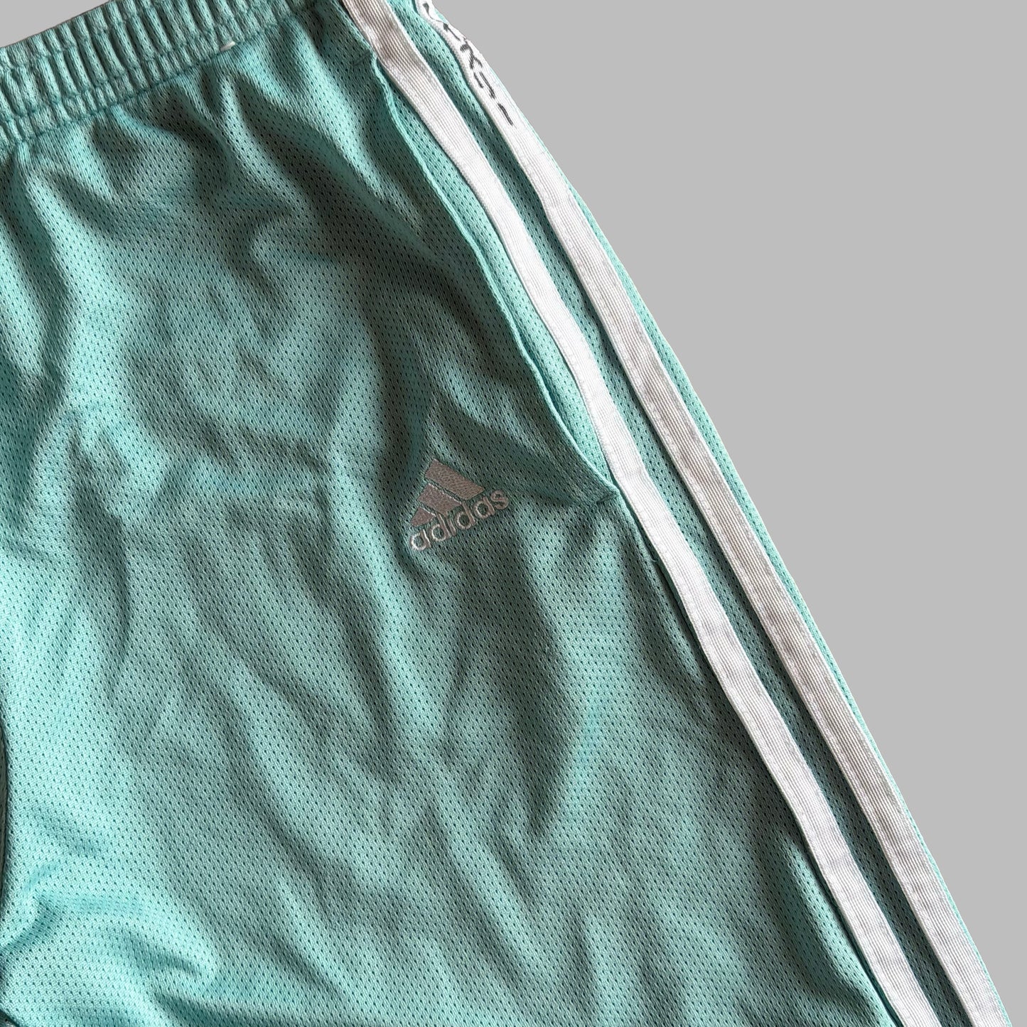 Y2K Adidas Three Stripe 3/4 Length Track Pants - M