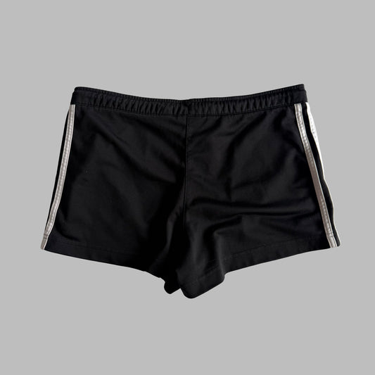 Y2K Adidas Three Stripe Mini Shorts - S