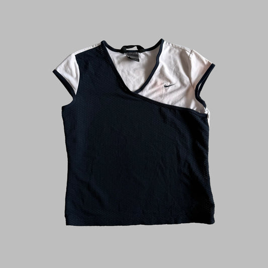 Y2K Nike Asymmetrical Activewear Top - S/M