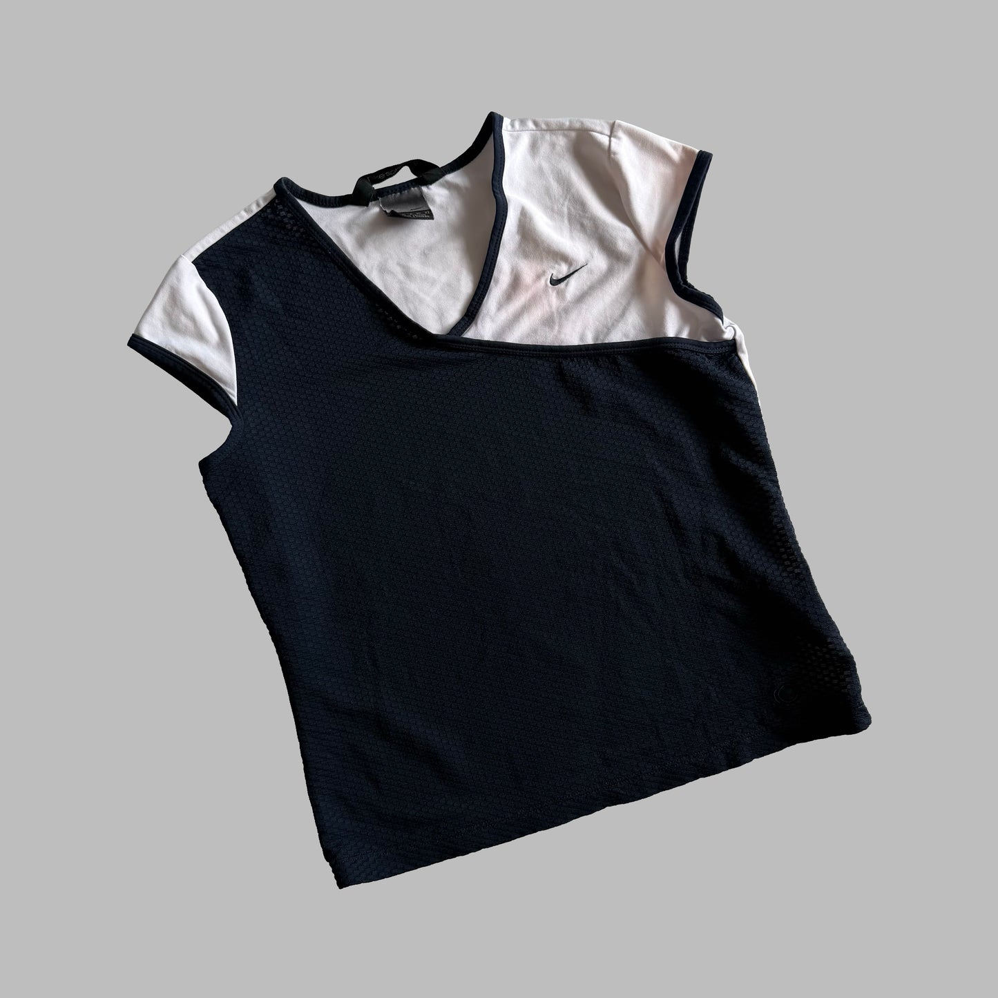 Y2K Nike Asymmetrical Activewear Top - S/M