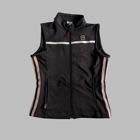 Y2K Adidas Three Stripe Activewear Vest - S