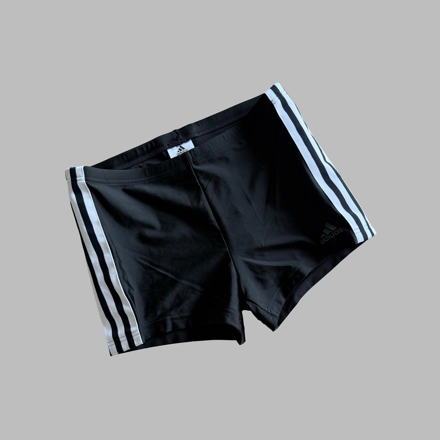 Y2K Adidas Three Stripe Micro Shorts - S
