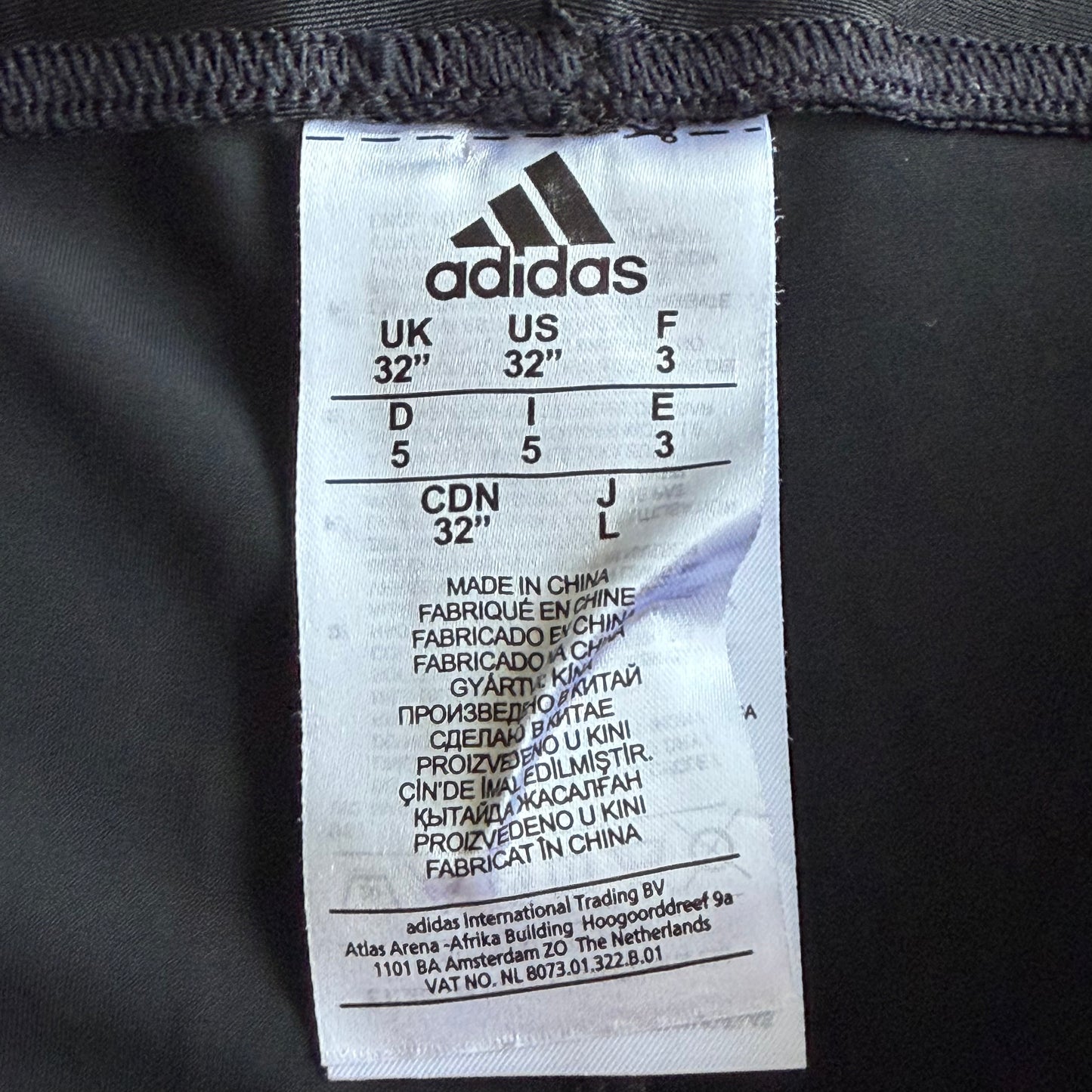 Y2K Adidas Three Stripe Micro Shorts - S