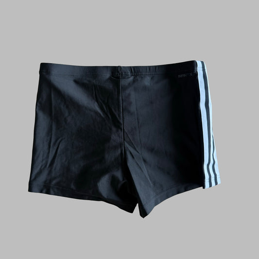 Y2K Adidas Three Stripe Micro Shorts - S