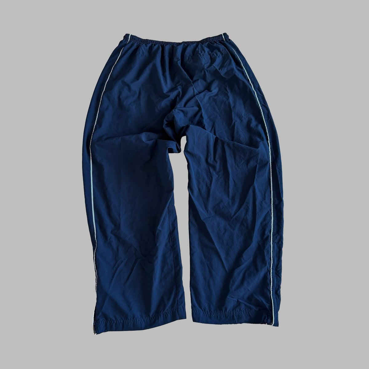 Y2K Nike Striped Wide Leg Track Pants - XXL
