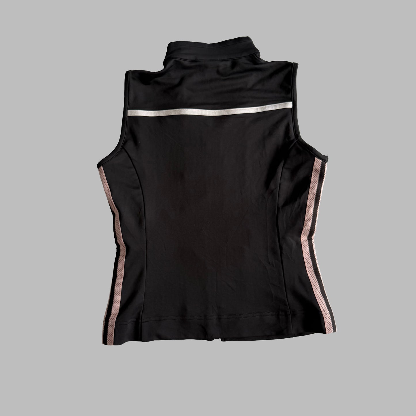Y2K Adidas Three Stripe Activewear Vest - S