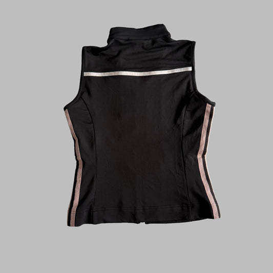 Y2K Adidas Three Stripe Activewear Vest - S
