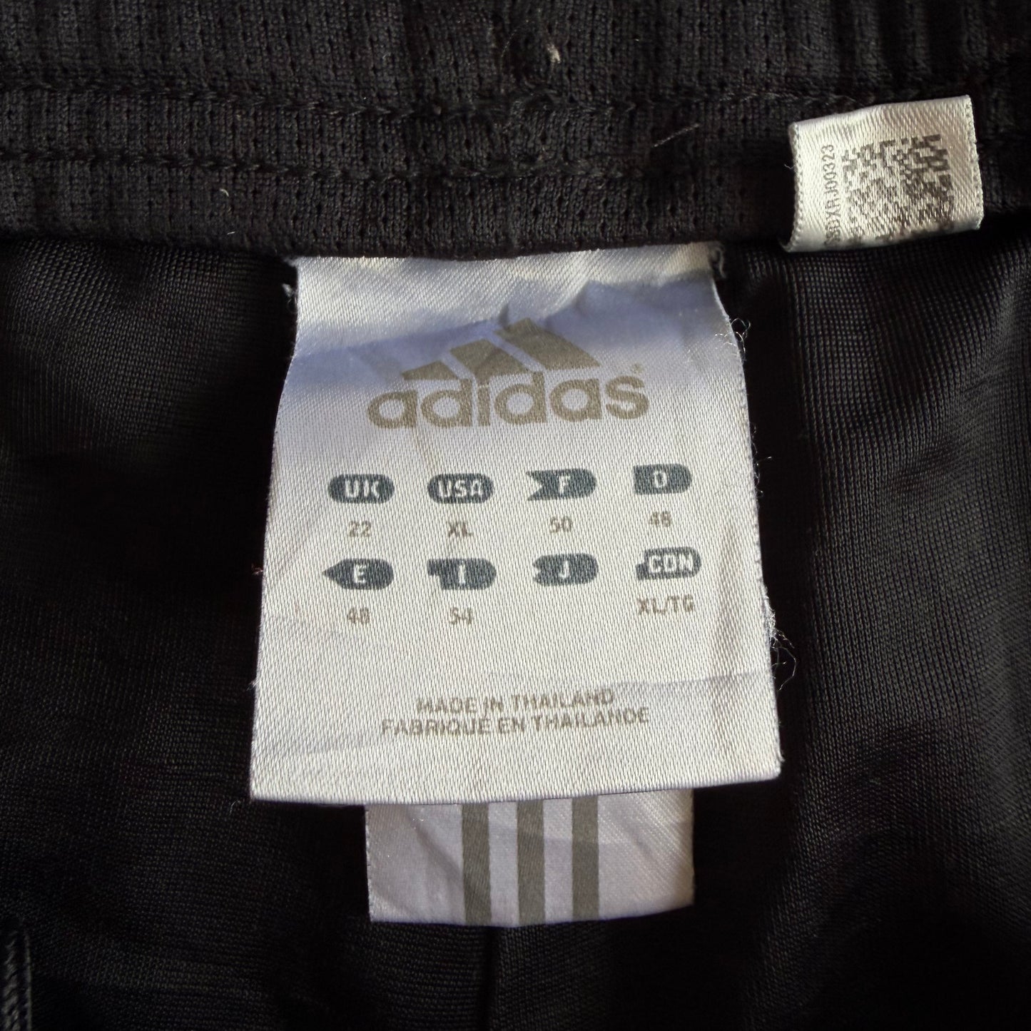 Y2K Adidas Three Stripe Mini Shorts - XL