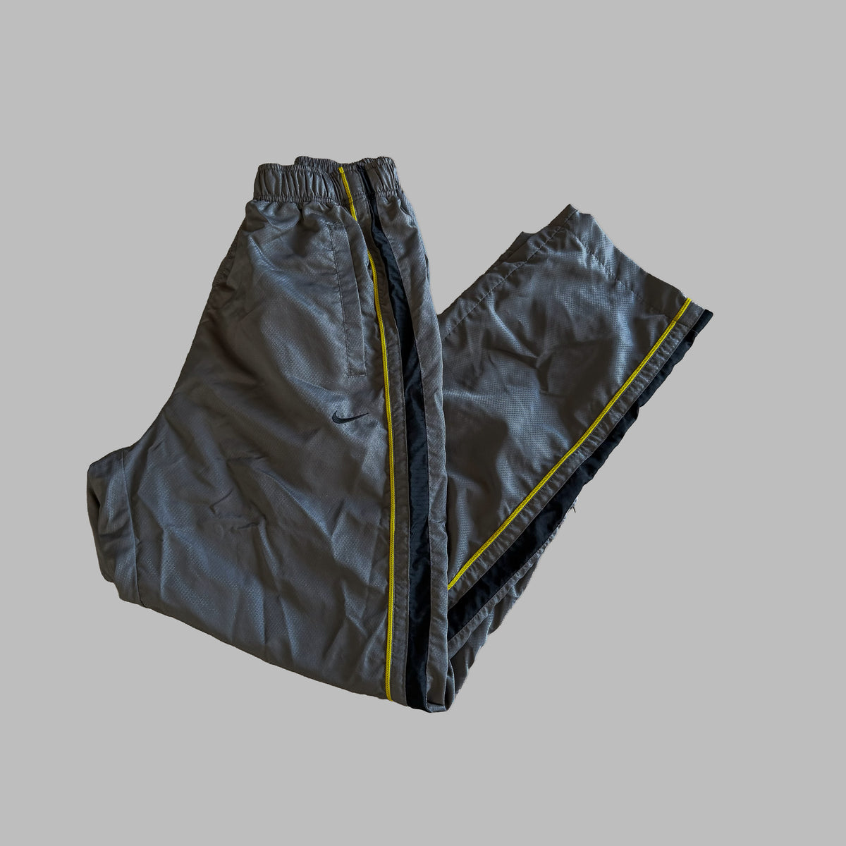 Y2K Nike Striped Wide Leg Track Pants - XS