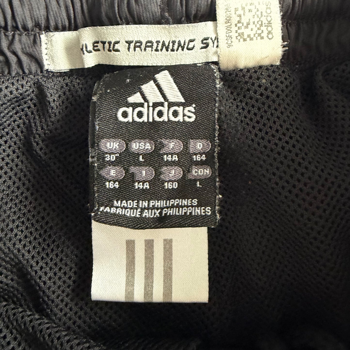 Y2K Adidas Wide Leg Striped Track Pants - XXS