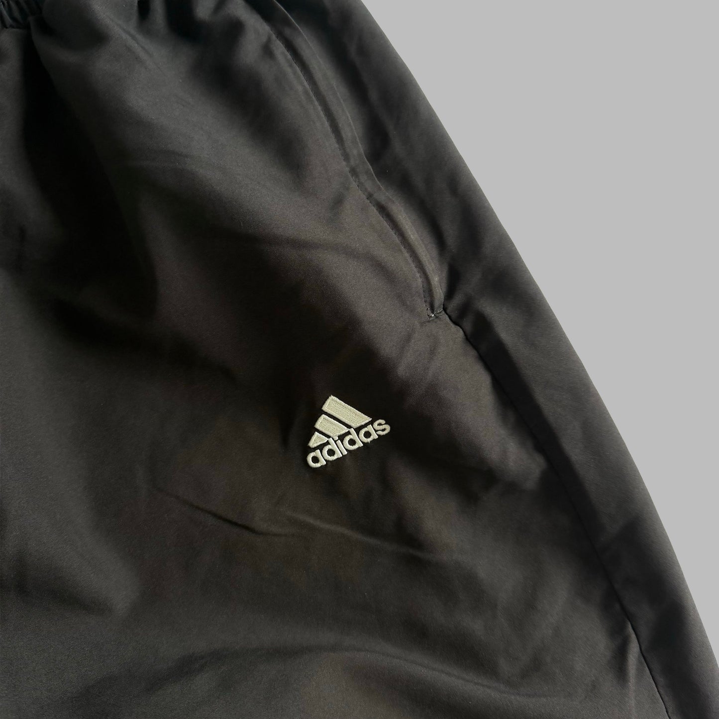Y2K Adidas Baggy Three Stripe Track Pants - XL
