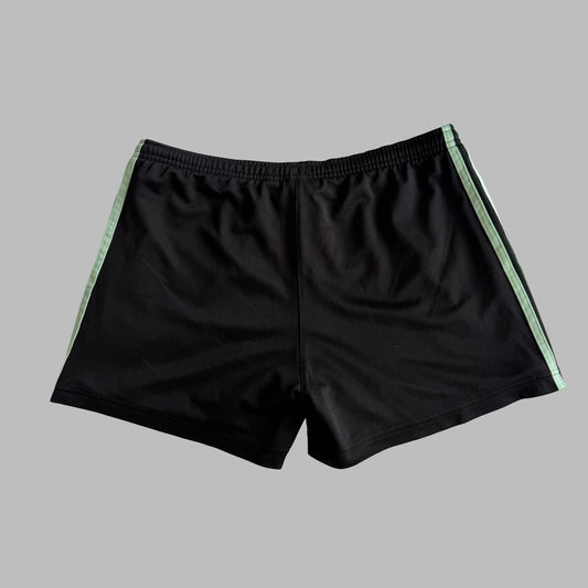 Y2K Adidas Three Stripe Mini Shorts - L
