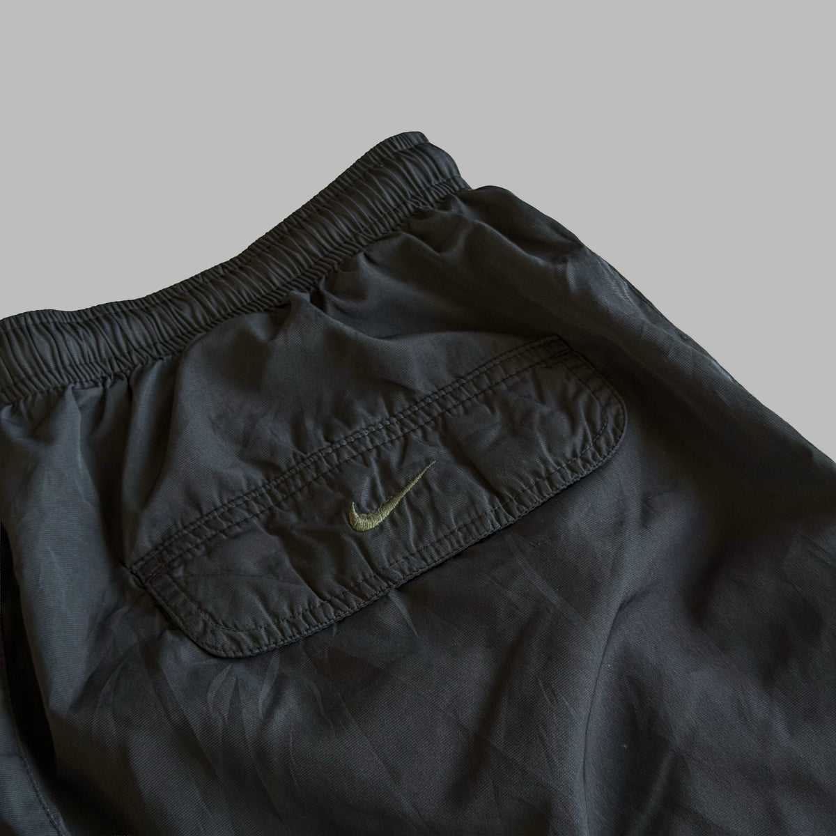 Y2K Nike Striped Wide Leg Track Pants - L