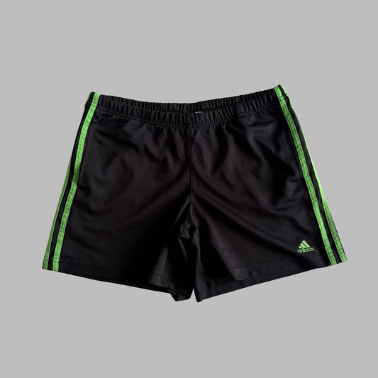 Y2K Adidas Three Stripe Mini Shorts - M