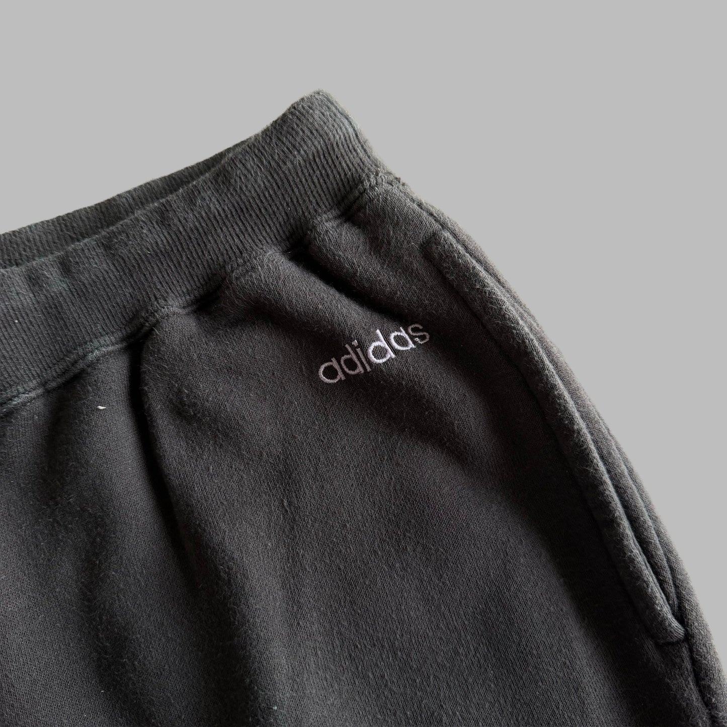 Y2K Adidas Wide Leg Cotton Track Pants - M