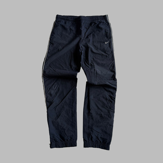 Y2K Nike Straight Leg Striped Track Pants - XL