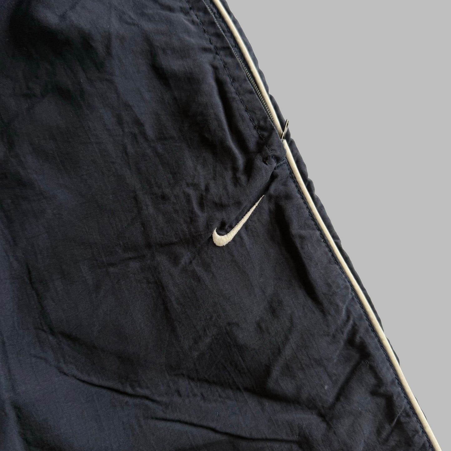 Y2K Nike Straight Leg Striped Track Pants - XL