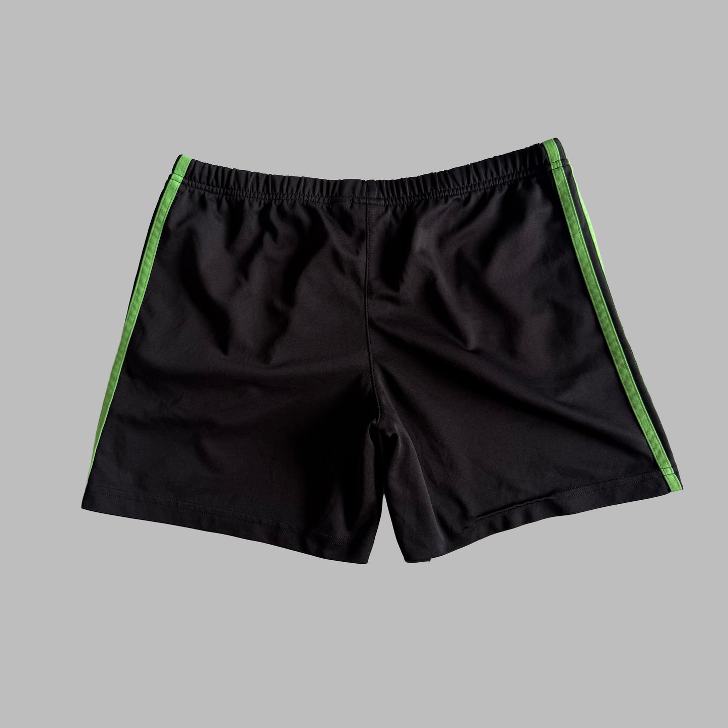 Y2K Adidas Three Stripe Mini Shorts - M