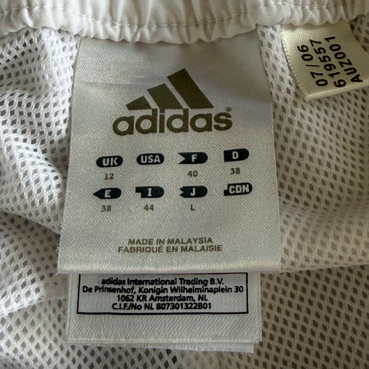 Y2K Adidas Classic Baggy Track Pants - S