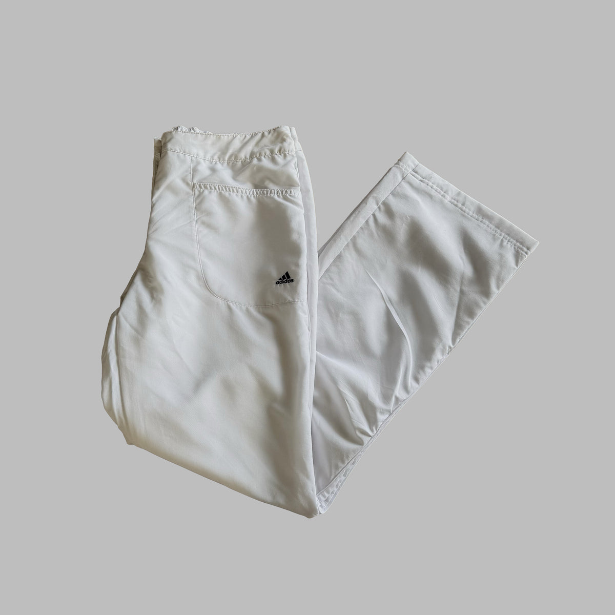 Y2K Adidas Classic Baggy Track Pants - S