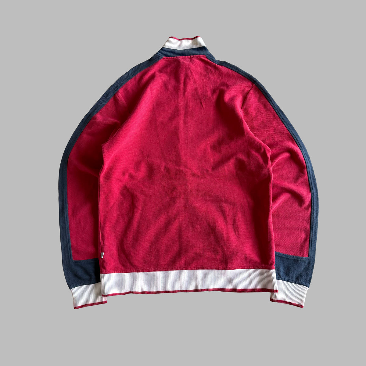Y2K Nike Striped Track Jacket - L
