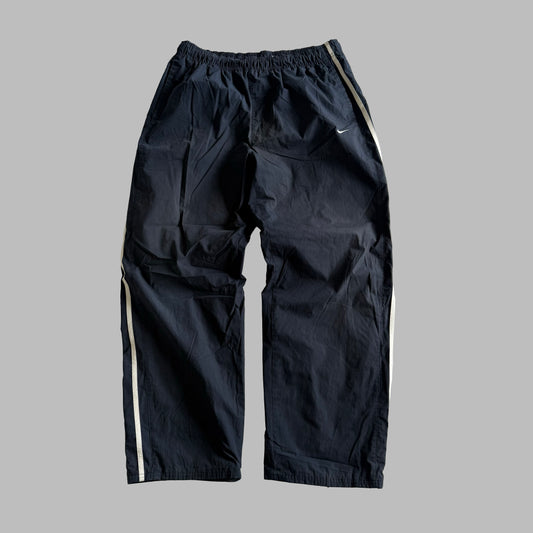 Y2K Nike Wide Leg Striped Track Pants - XL