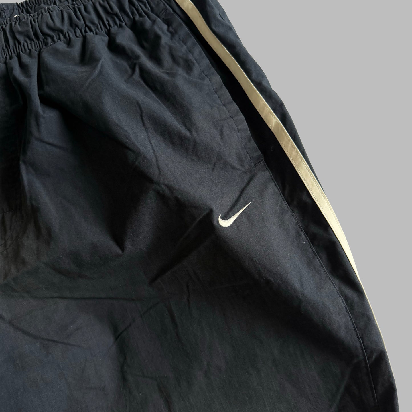 Y2K Nike Wide Leg Striped Track Pants - XL