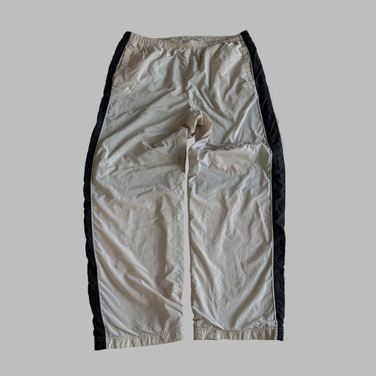 90s Nike Wide Leg Striped Track Pants - L