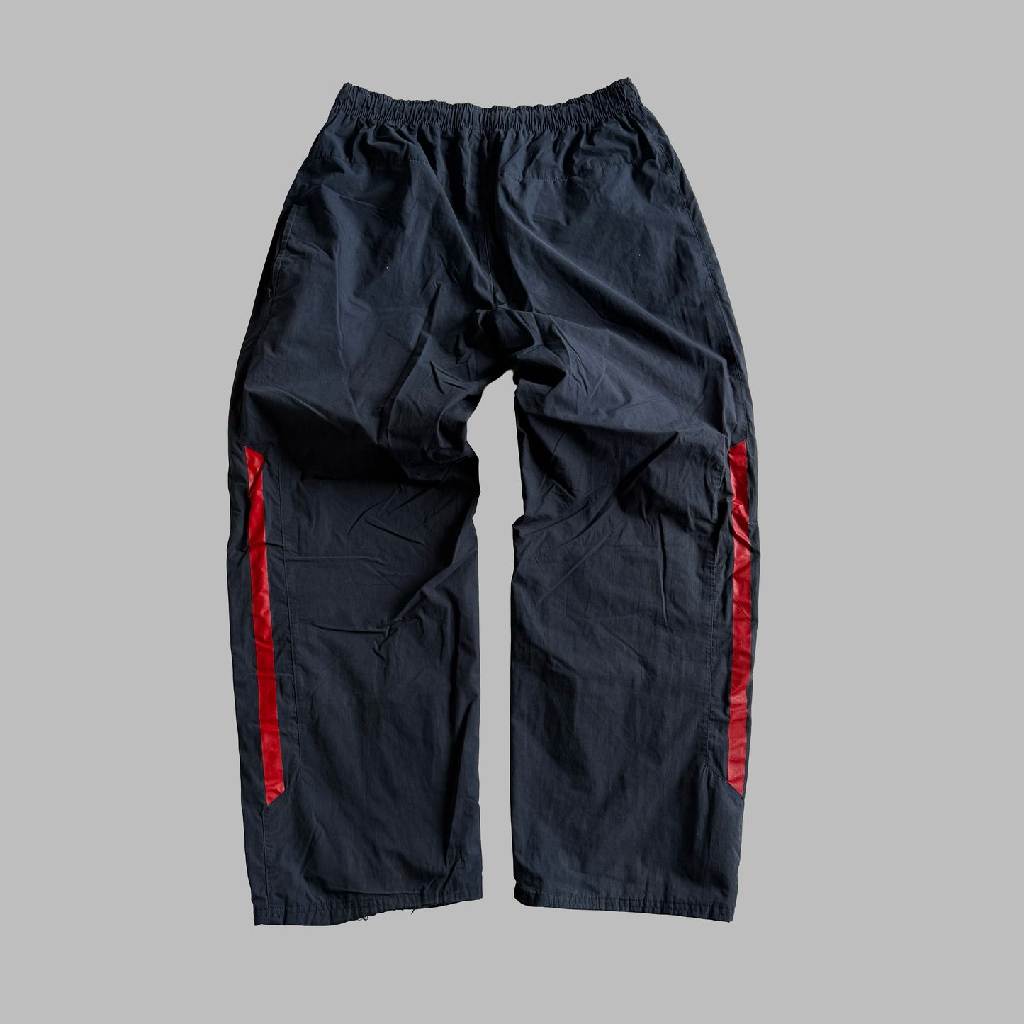Y2K Nike Wide Leg Striped Track Pants - XL