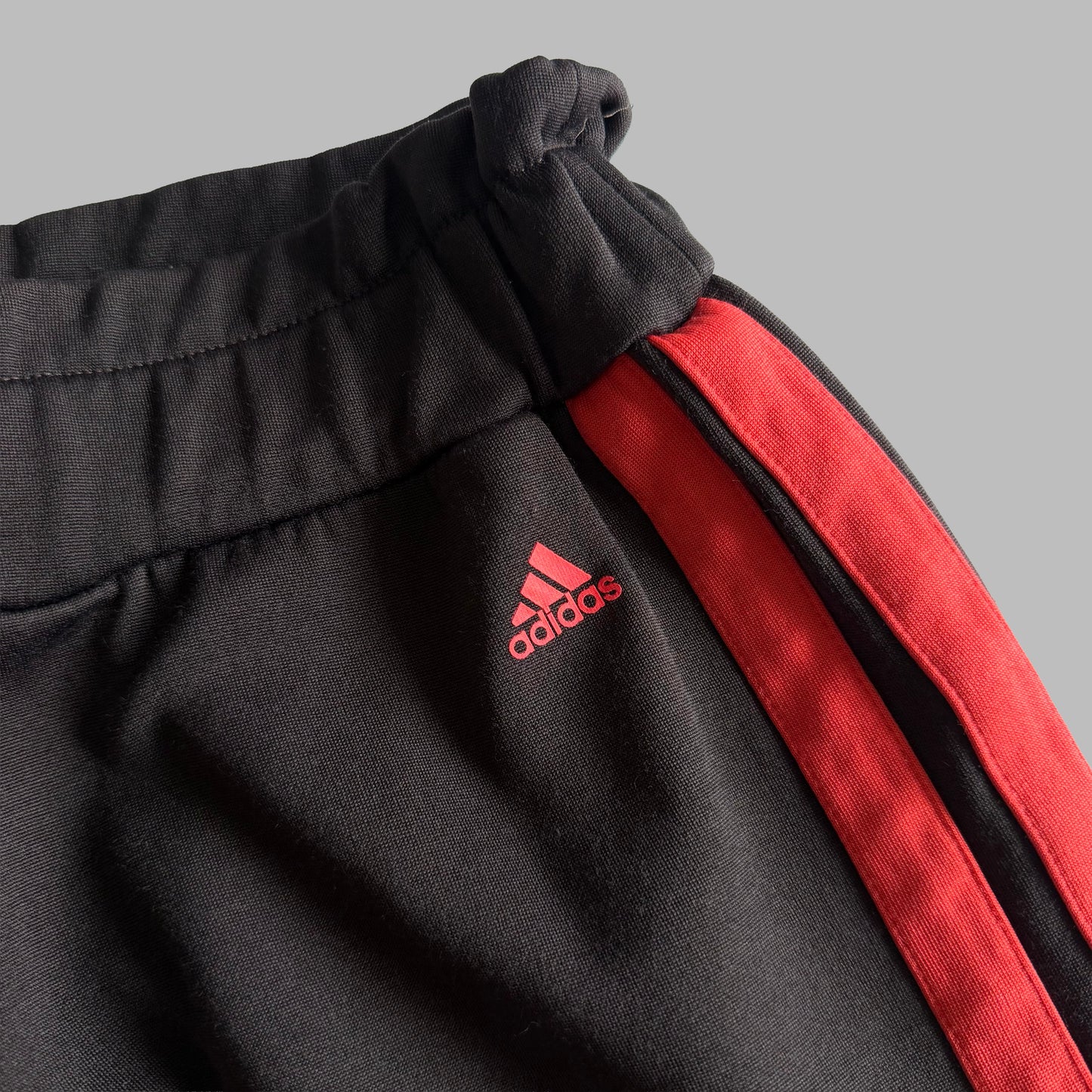 Y2K Adidas Wide Leg Striped Heavyweight Track Pants - XS