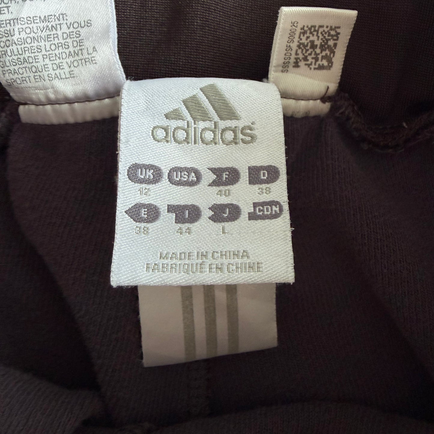 Y2K Adidas Wide Leg Striped Heavyweight Track Pants - XS
