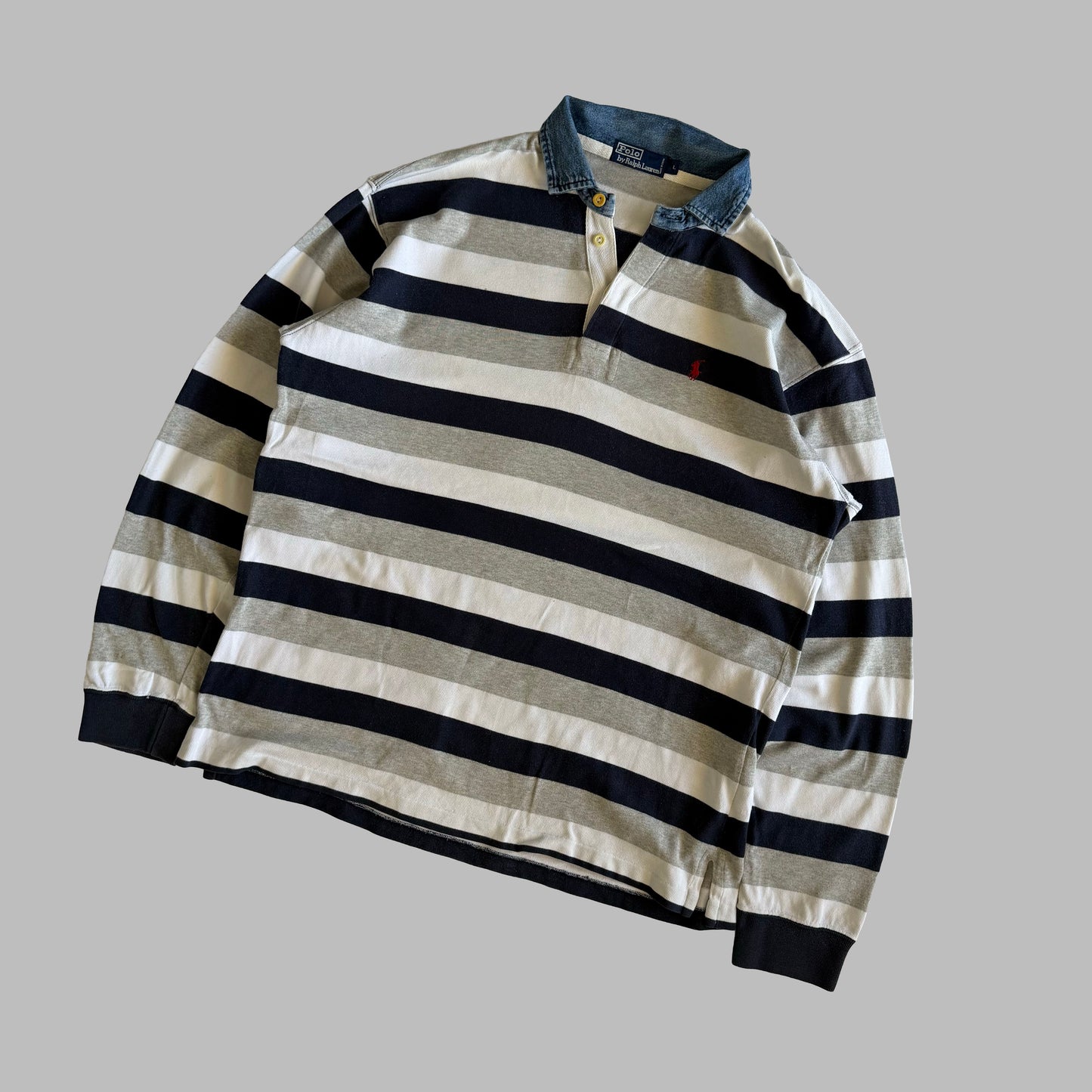 Ralph Lauren Striped Rugby - Large