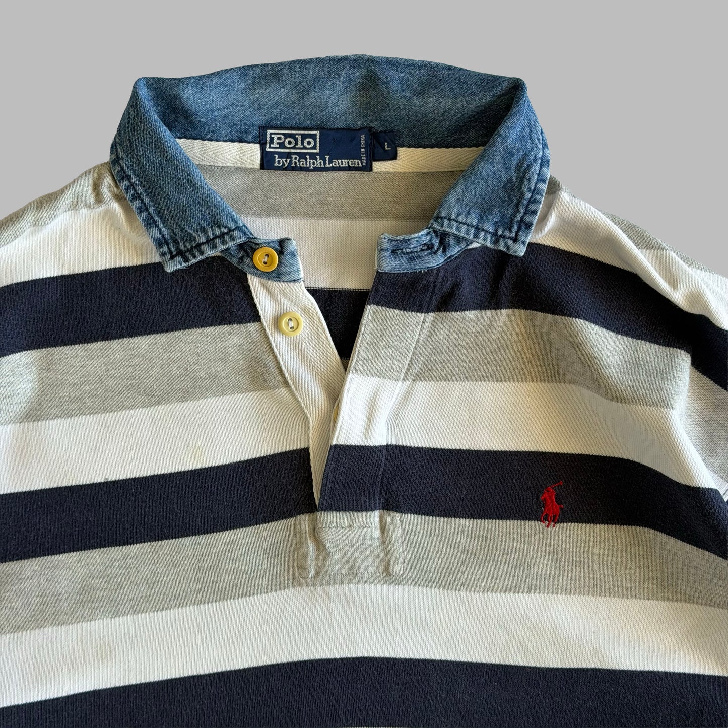 Ralph Lauren Striped Rugby - Large