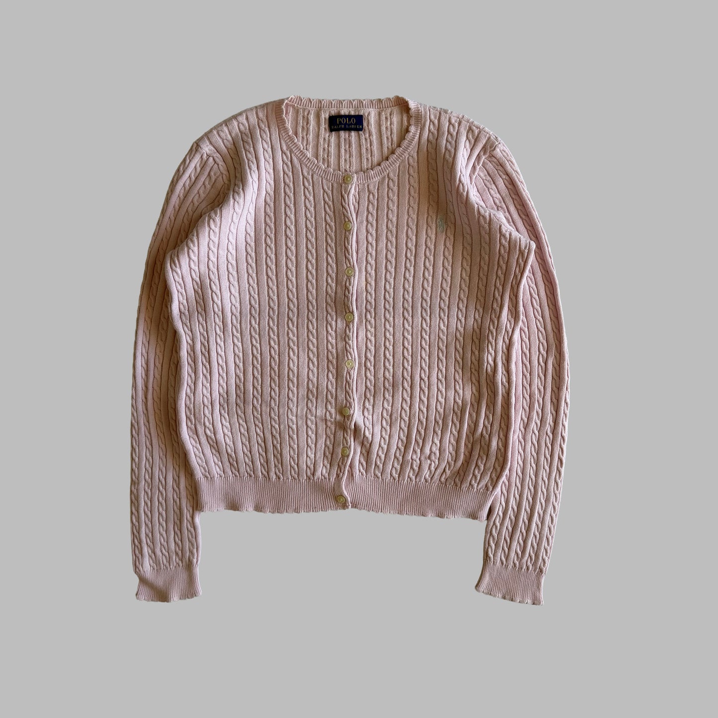 Ralph Lauren Cable Knit Cardigan - Medium