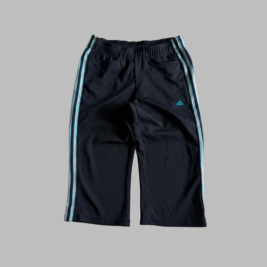 Y2K Adidas Three Stripe Capris - S