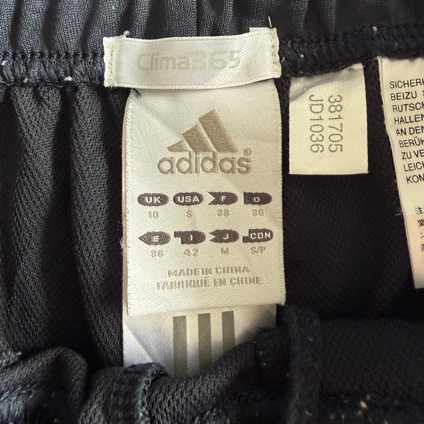 Y2K Adidas Three Stripe Capris - S
