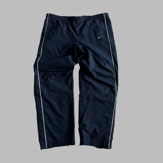 Y2K Nike Wide Leg Striped Track Pants - L
