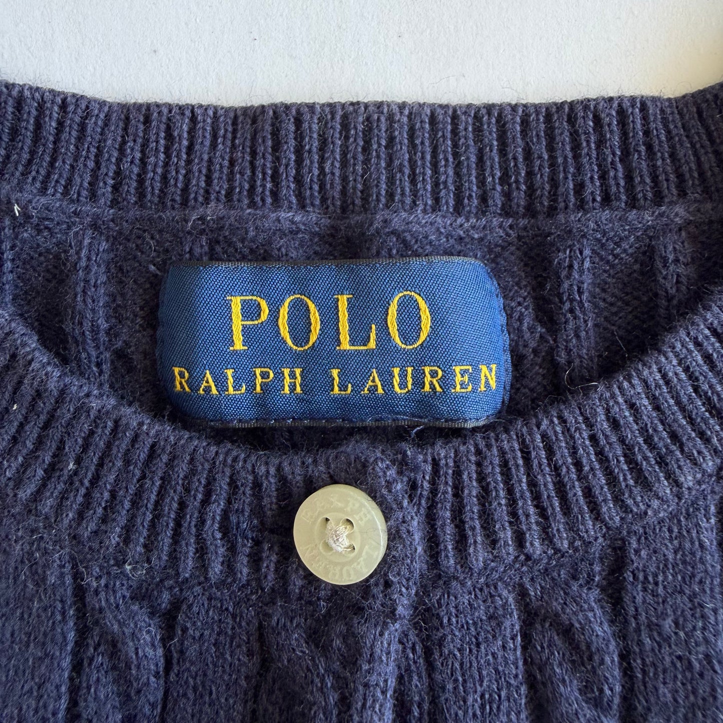 Ralph Lauren Cable Knit Cardigan - Small