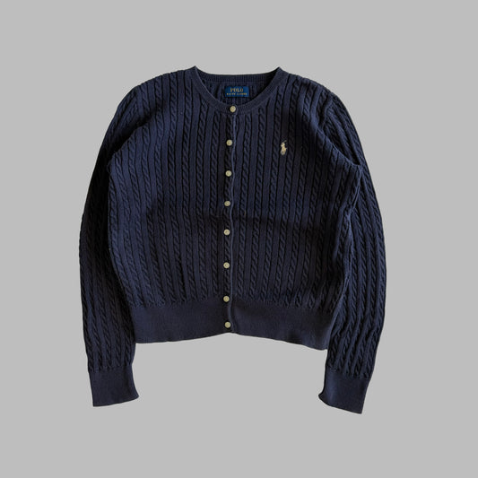 Ralph Lauren Cable Knit Cardigan - Small