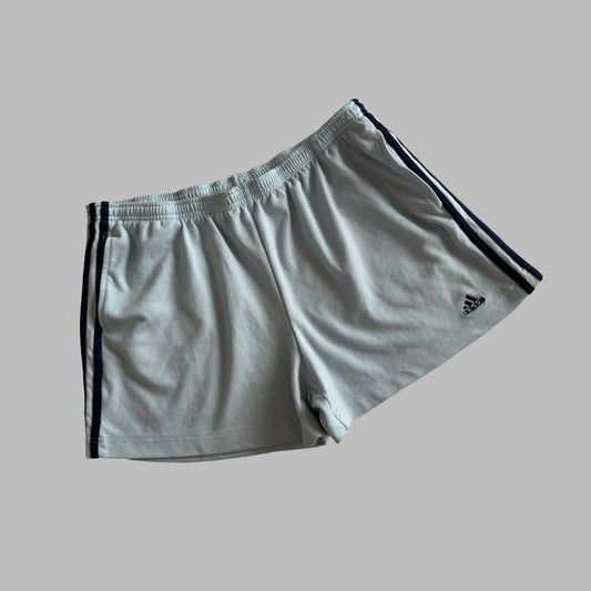 Y2K Adidas Three Stripe Mini Shorts - XL