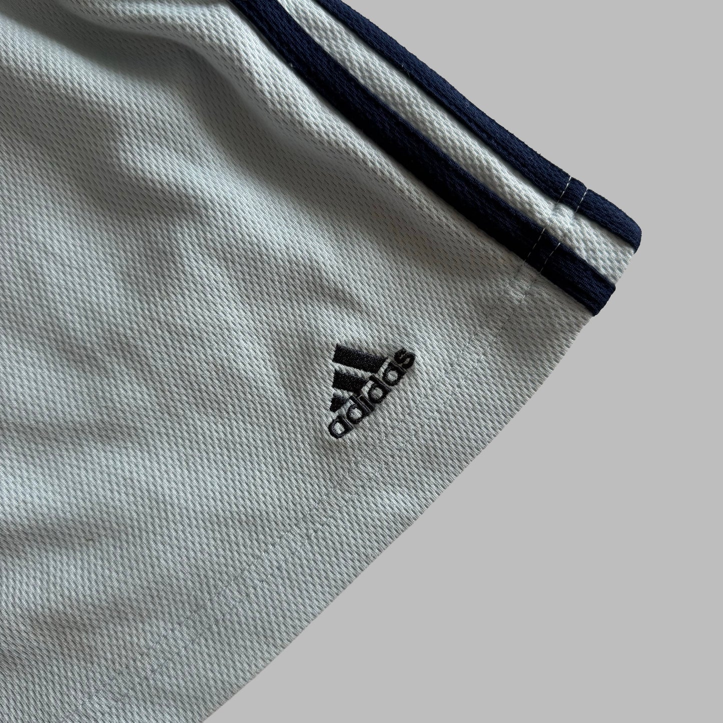Y2K Adidas Three Stripe Mini Shorts - XL