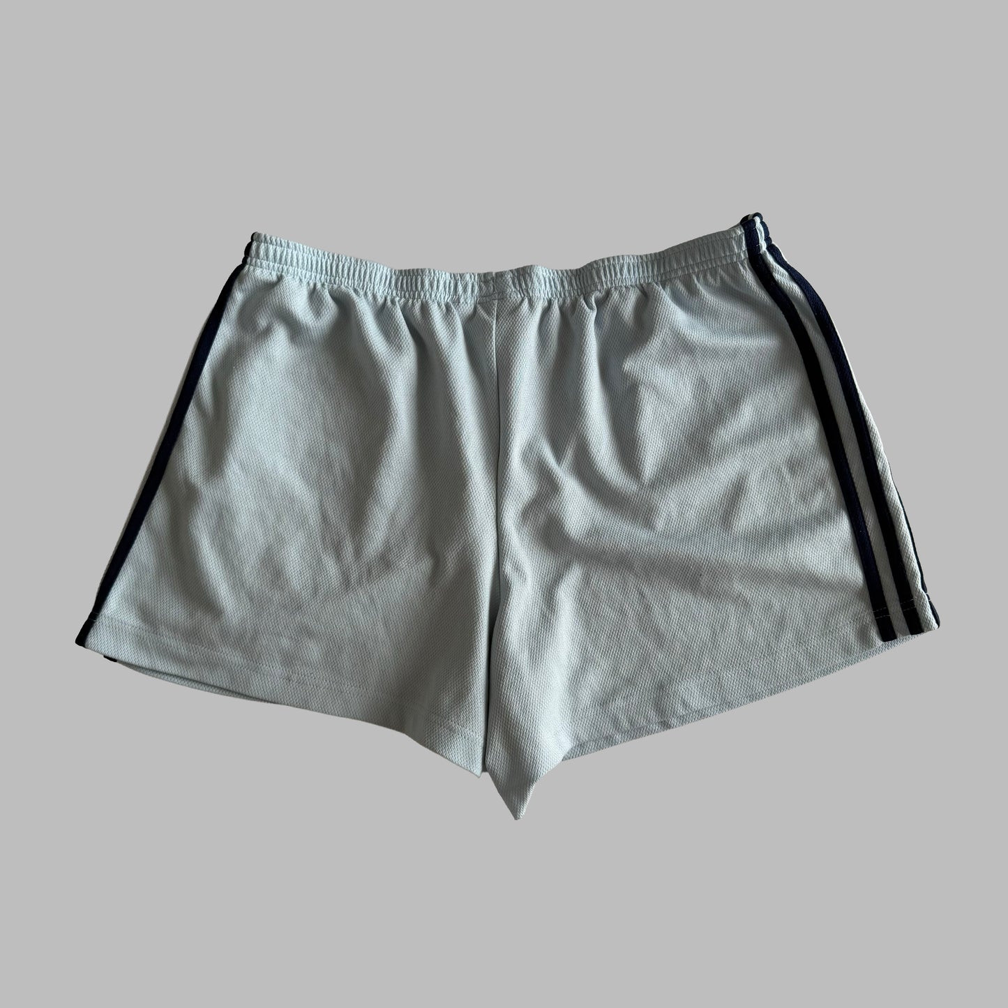 Y2K Adidas Three Stripe Mini Shorts - XL