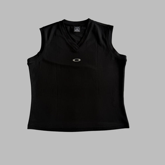 Y2K Oakley Software V-Neck Activewear Tank - M