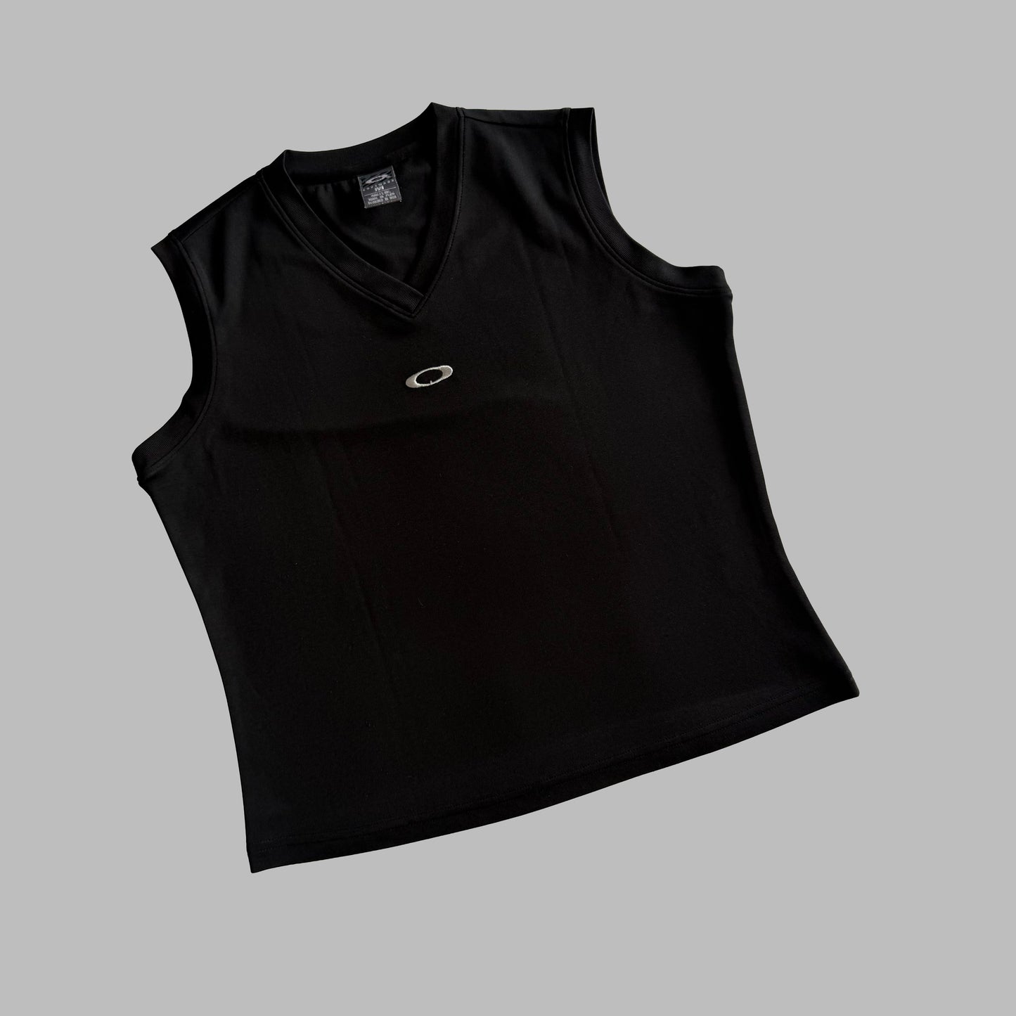 Y2K Oakley Software V-Neck Activewear Tank - M