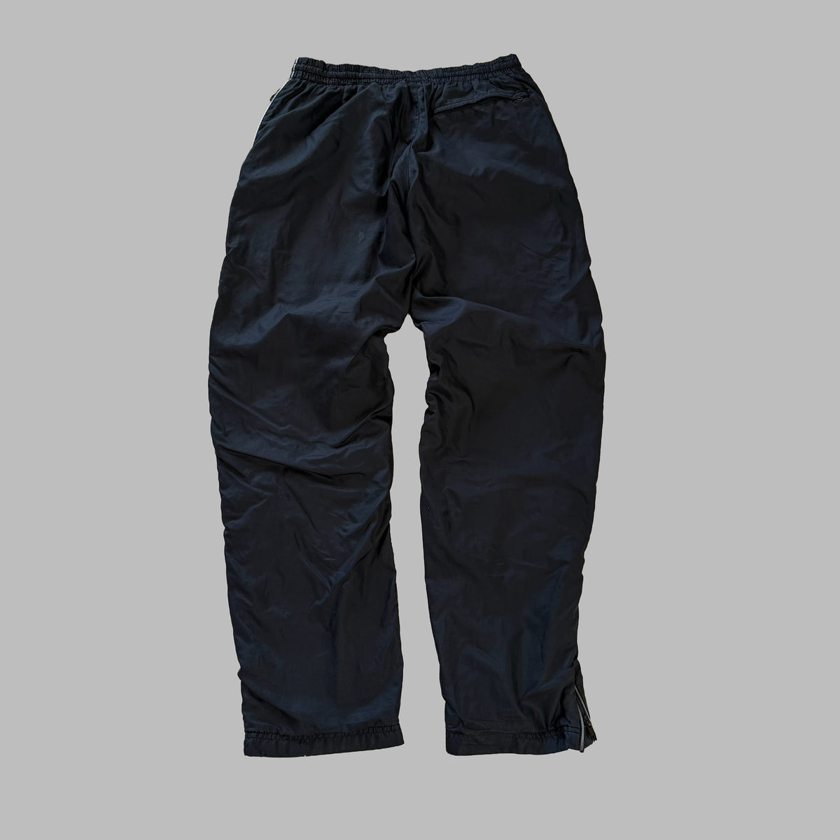 Y2K Nike Striped Wide Leg Track Pants - s