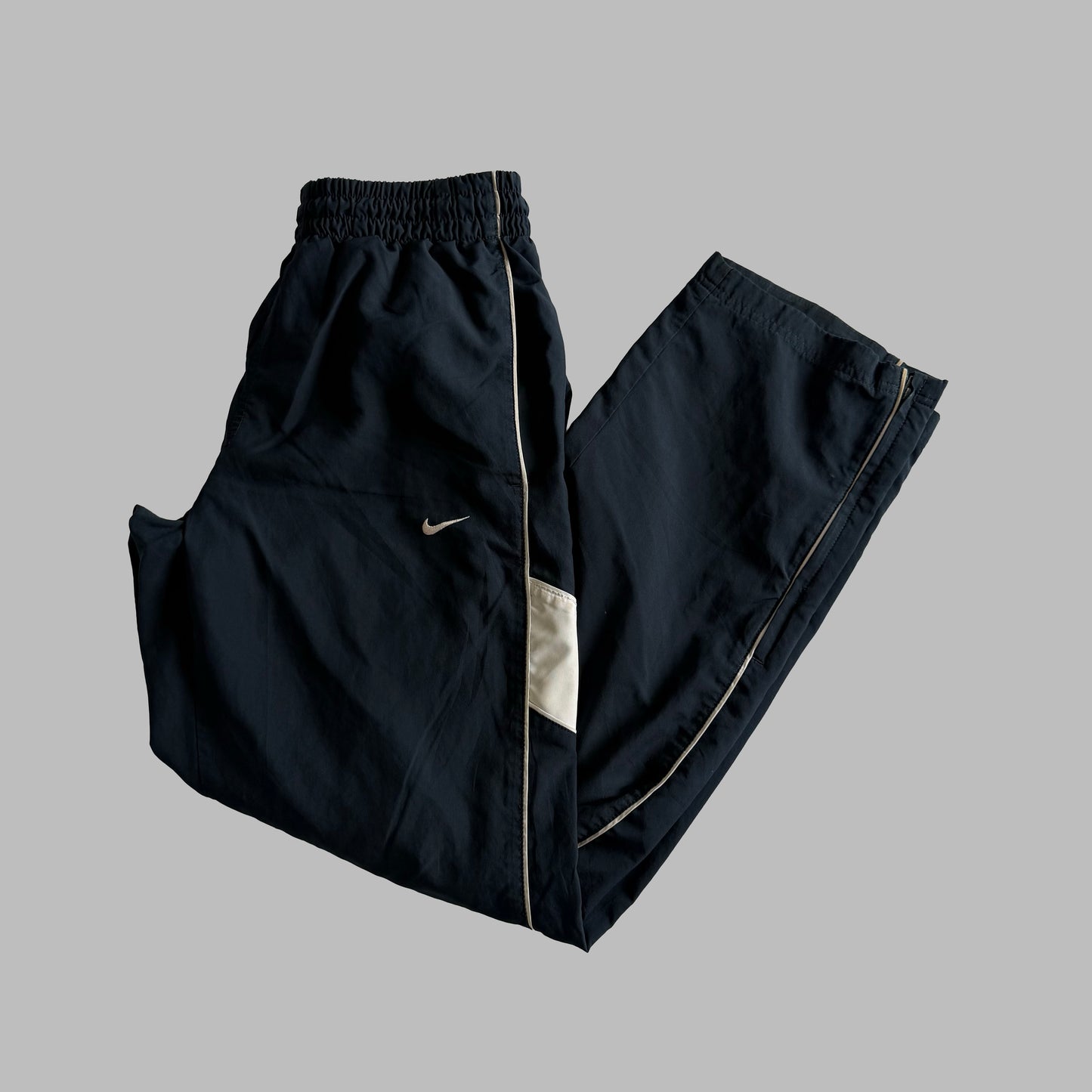 Nike Wide Leg Striped Track Pants - M