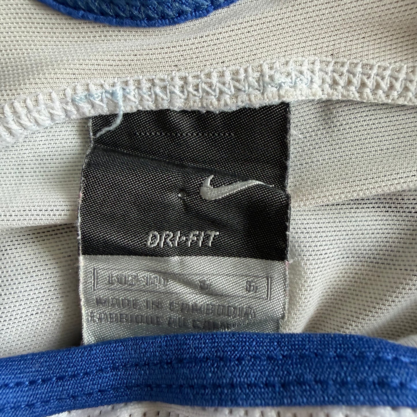 Y2K Nike Panelled Racer-Back Activewear Top - M